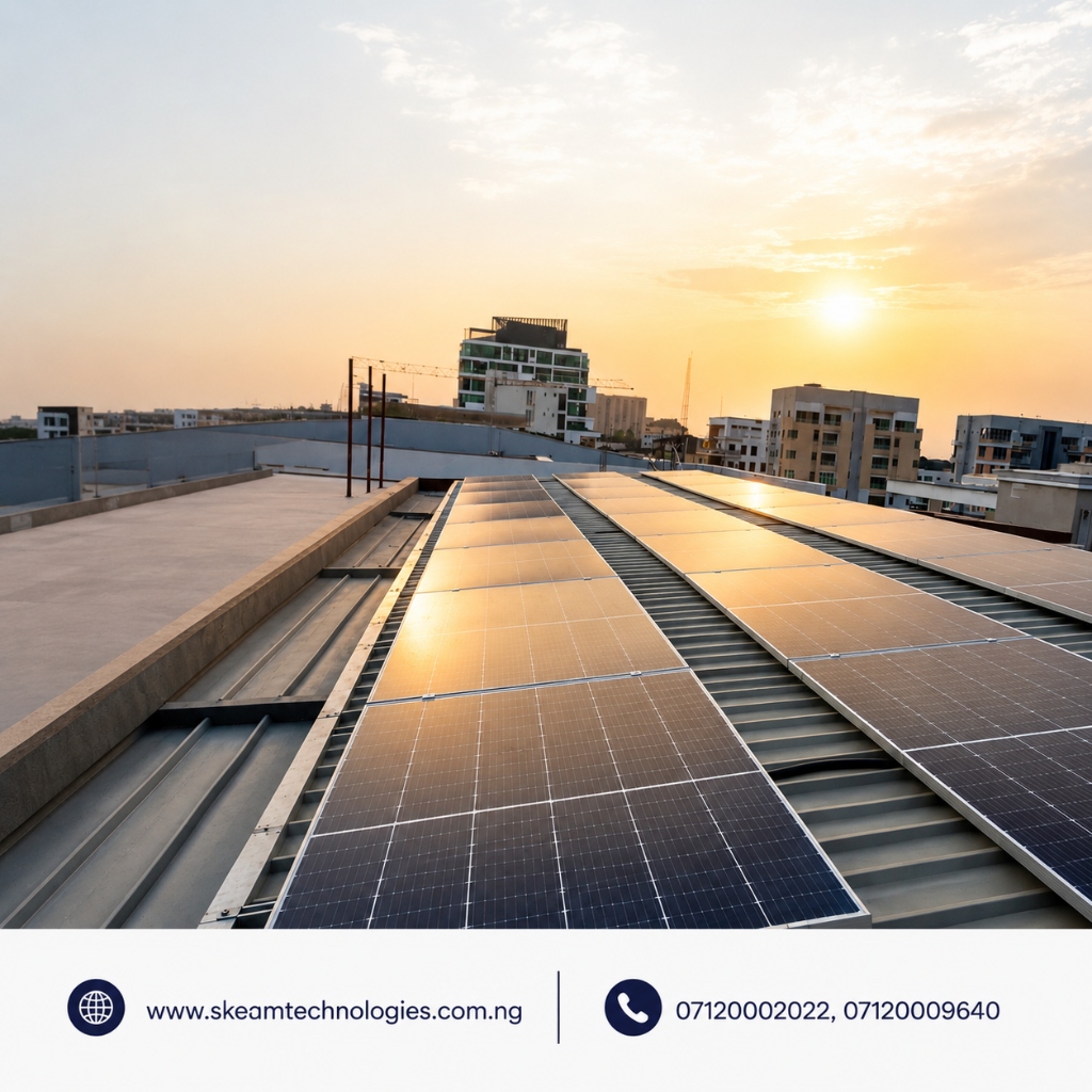 SKEAM Technologies Rooftop Solar PV Panel Installation